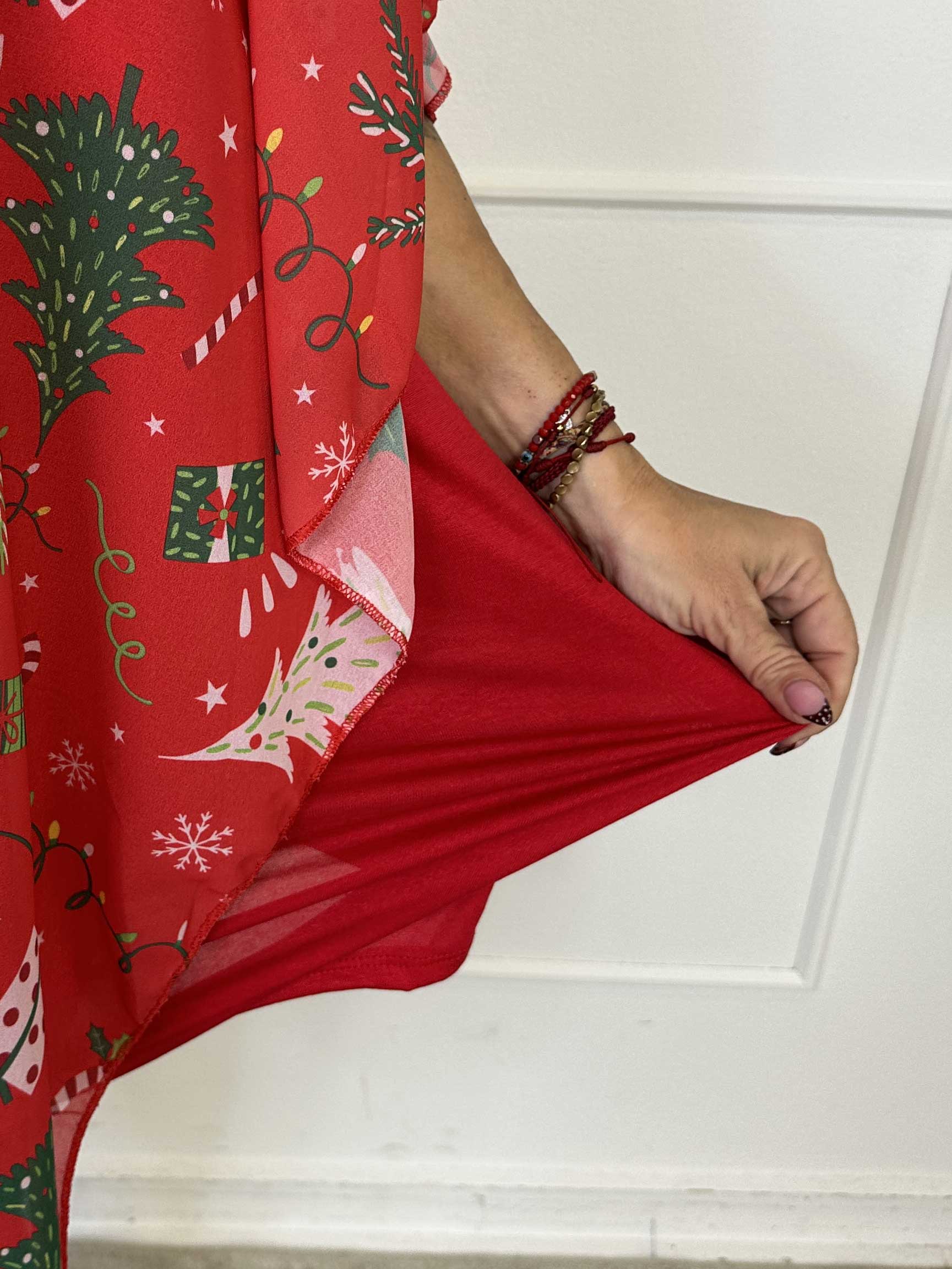 Kenya Christmas - Tunikaklänning med julmotiv på